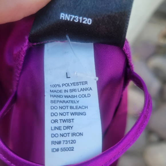 Fredericks of Hollywood Sexy Black Lace  & Purple Robe - Picture 7 of 8